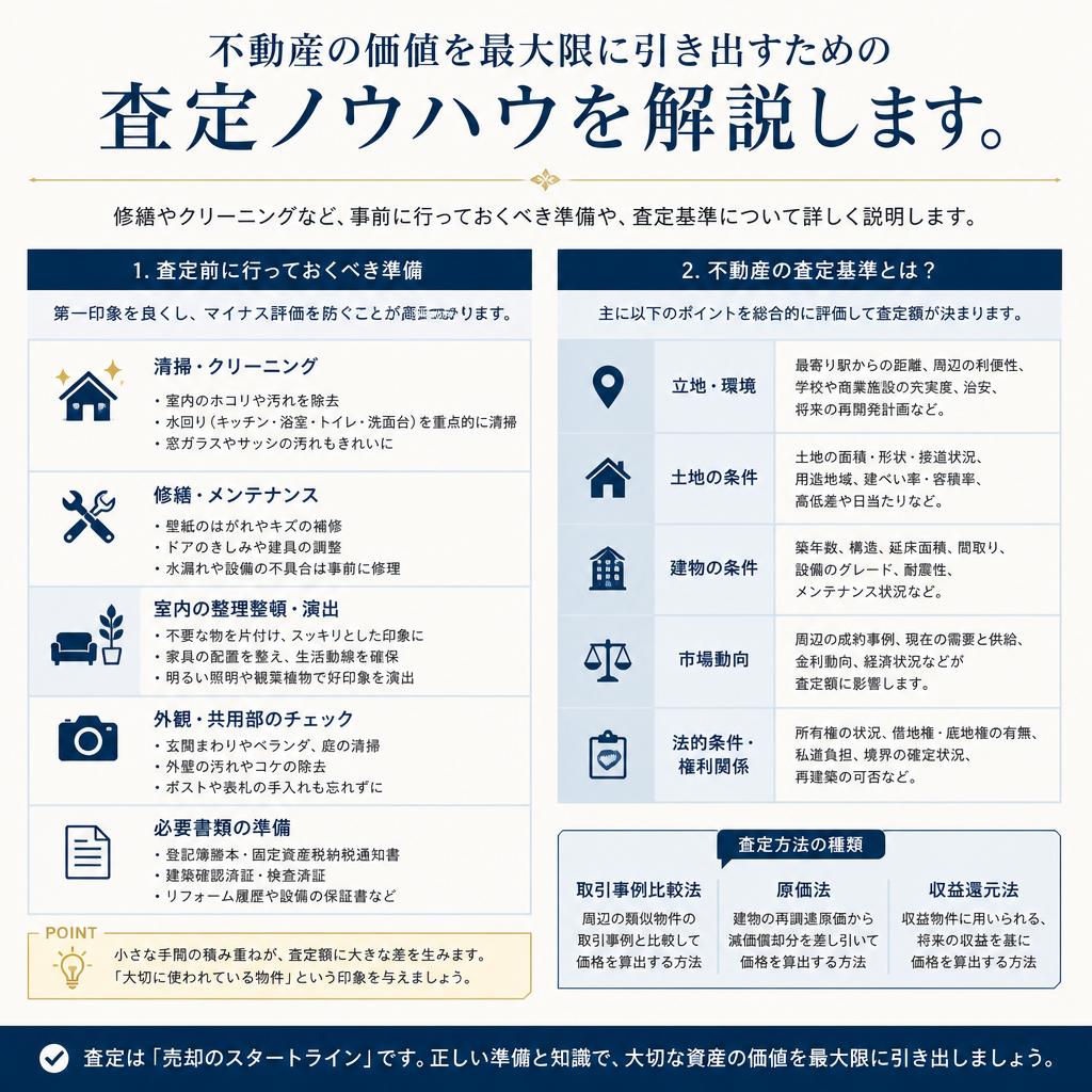 高額査定を受けるためのポイント