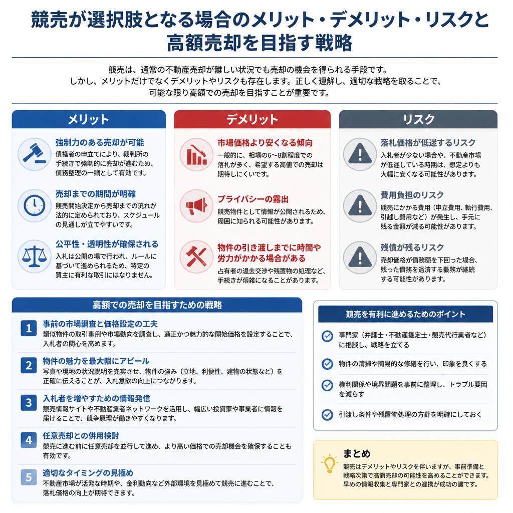 競売を利用するメリット・デメリット