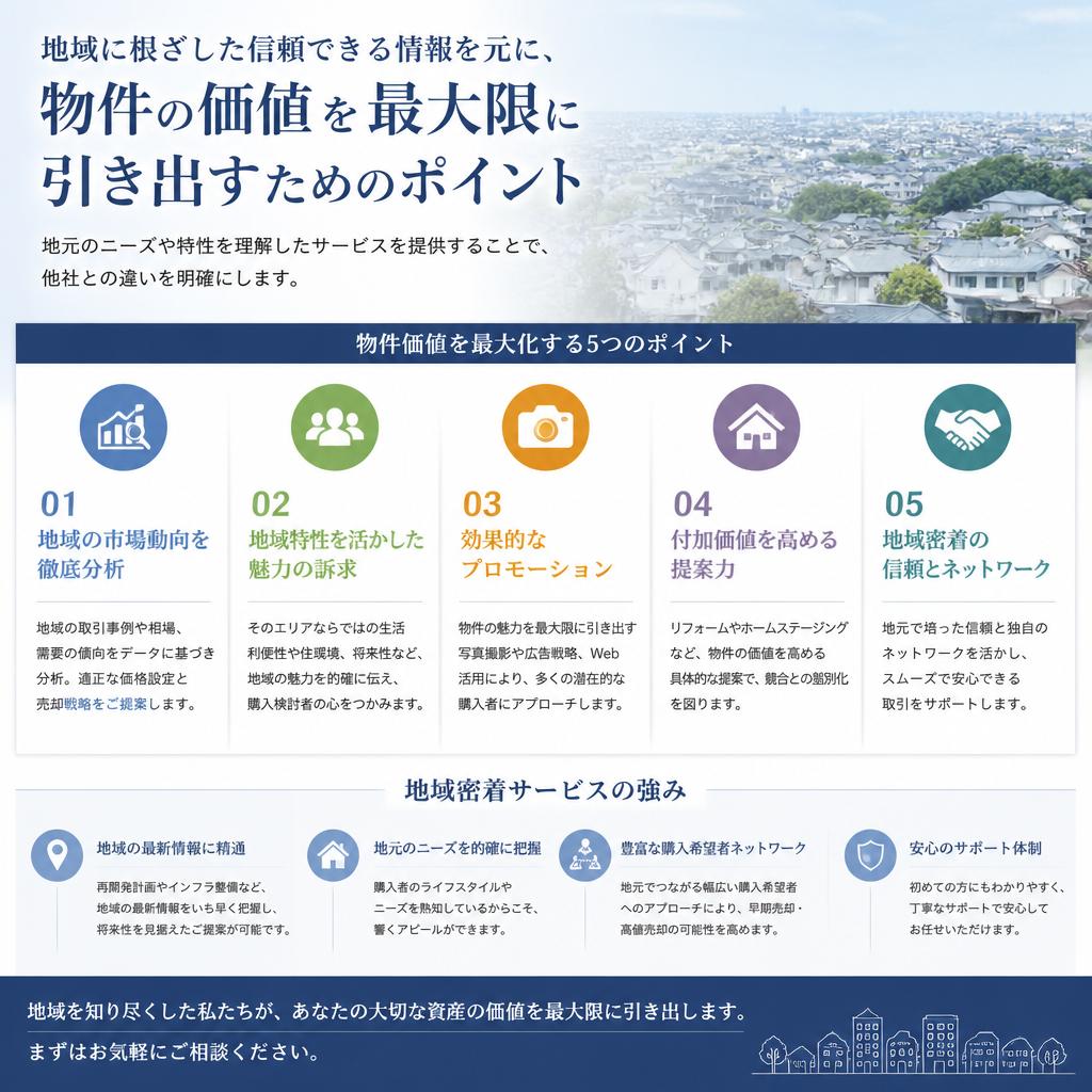 地域密着の強み