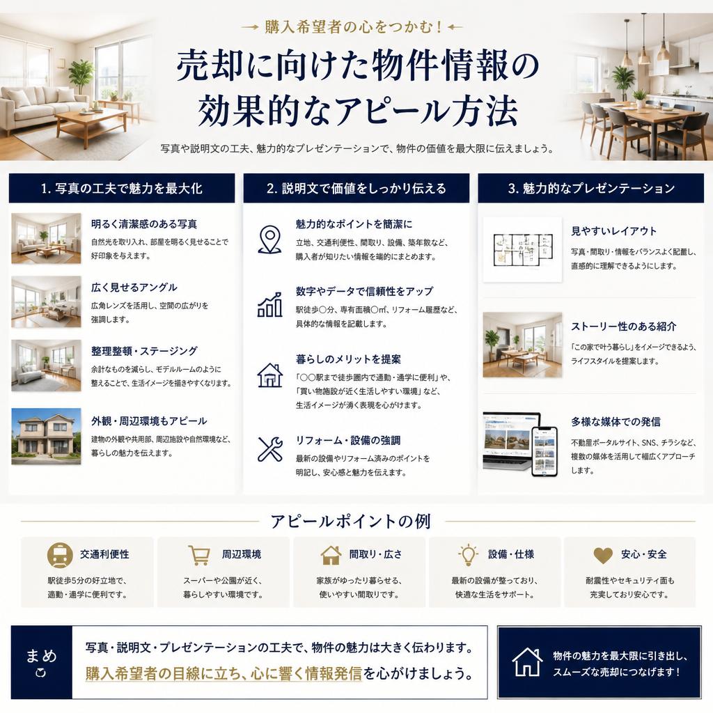 物件情報の適切なアピール