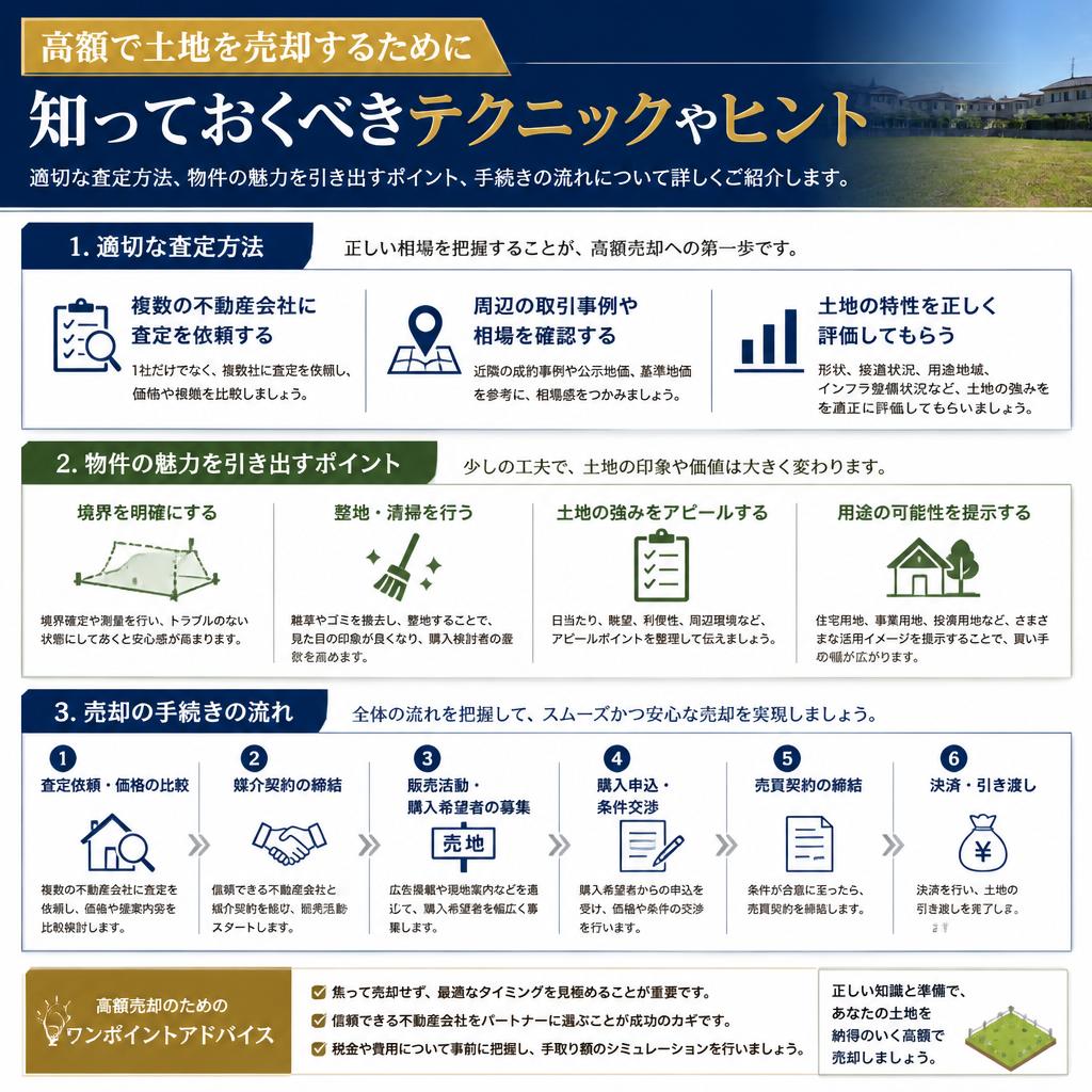 高額売却を実現するためのポイント