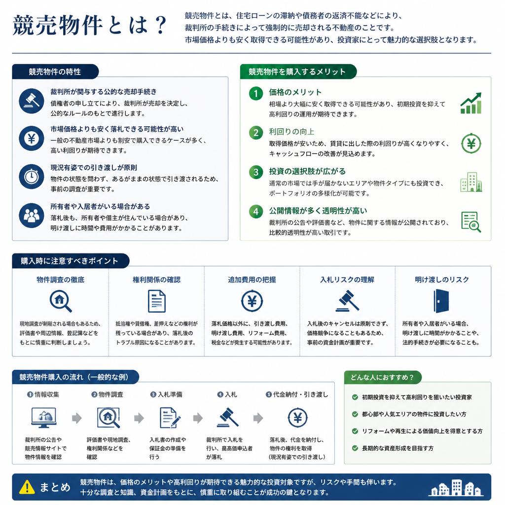 競売物件の魅力とは