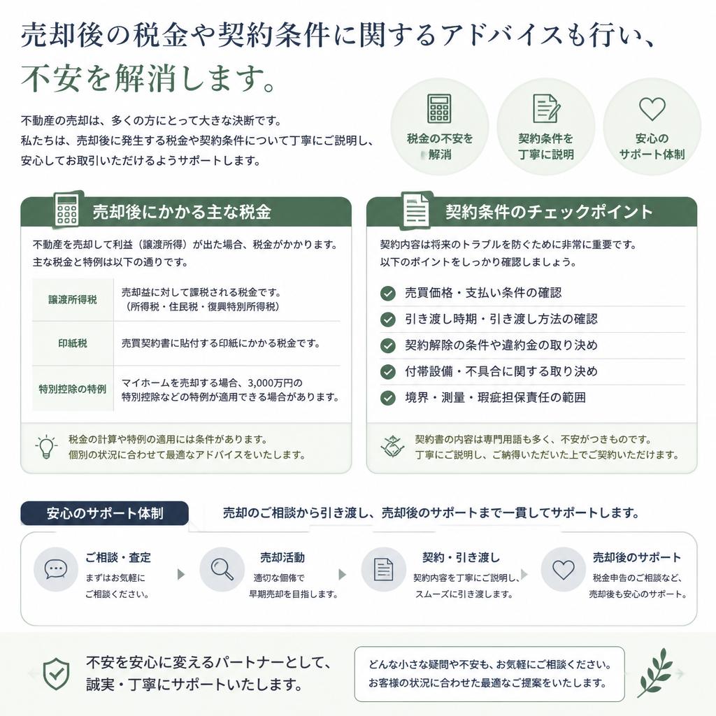 税金対策もお任せ