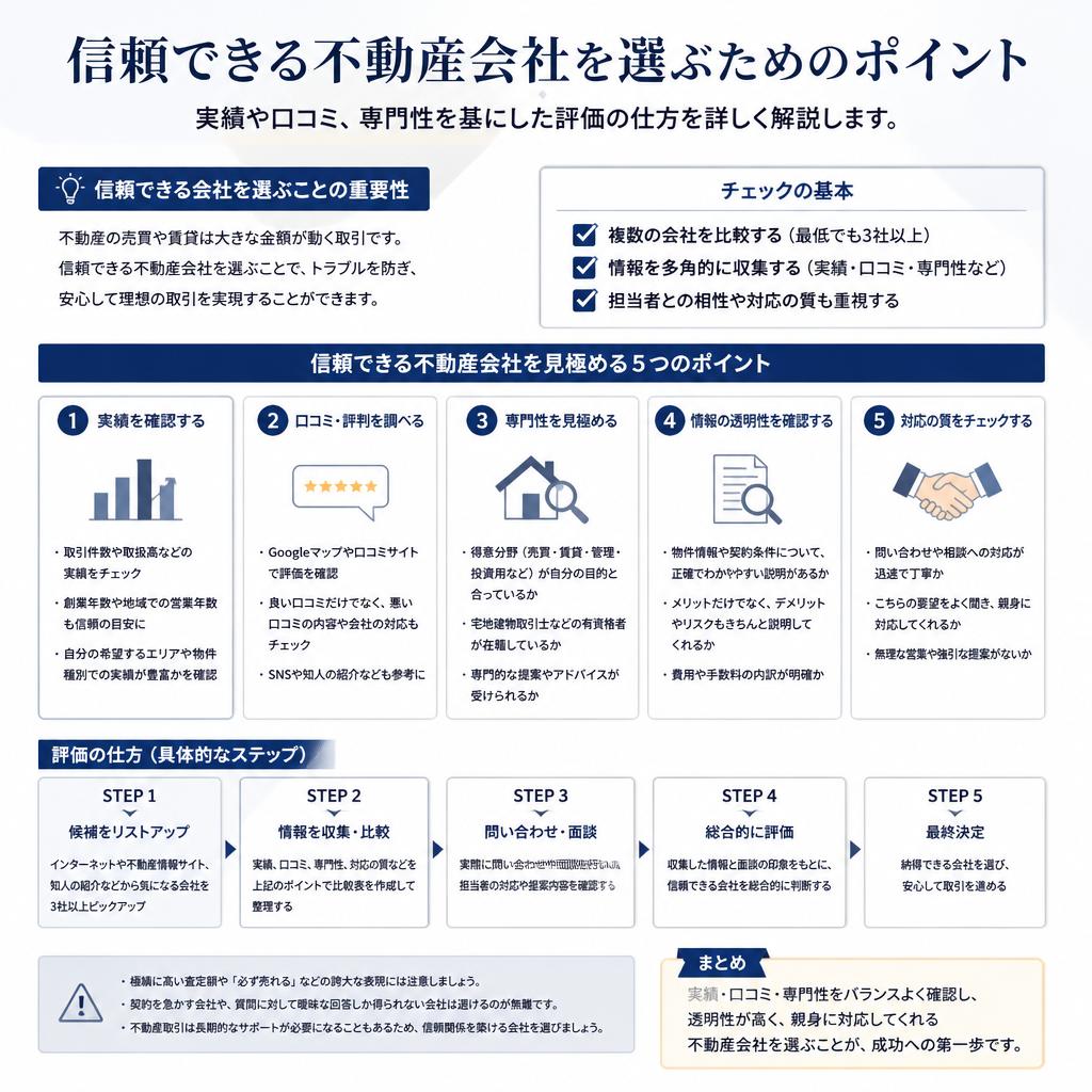 失敗しない不動産会社の選び方
