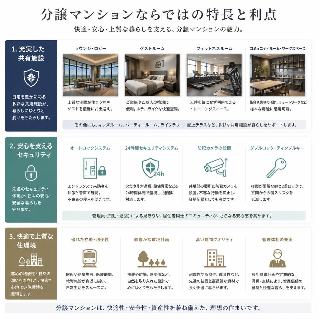 分譲マンションの具体的なメリット