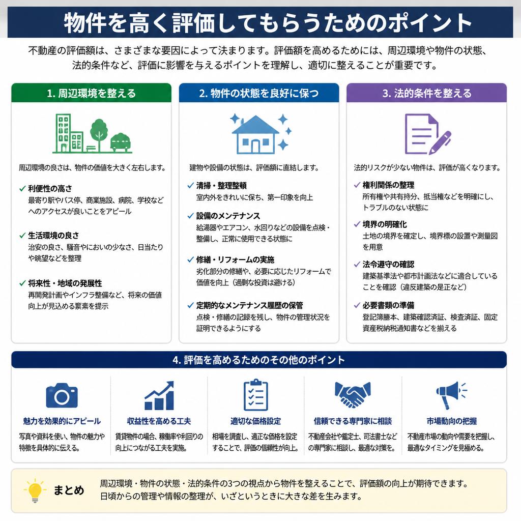 理想的な不動産評価のポイント