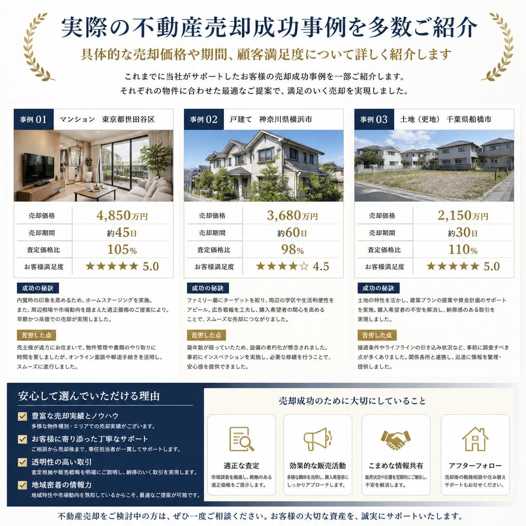 成功事例の紹介 – 実績で見る信頼性
