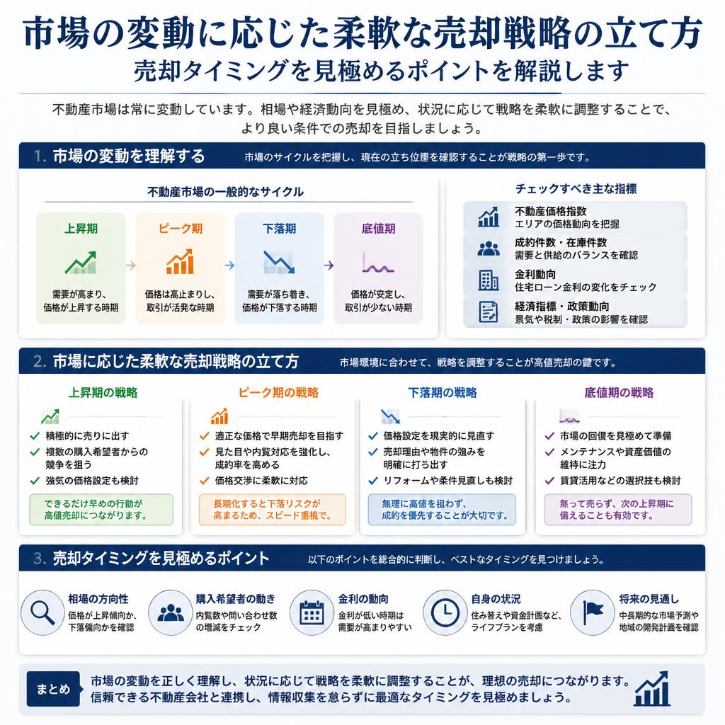 変動に応じた売却戦略