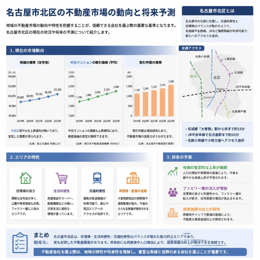 名古屋市北区の不動産事情を理解する