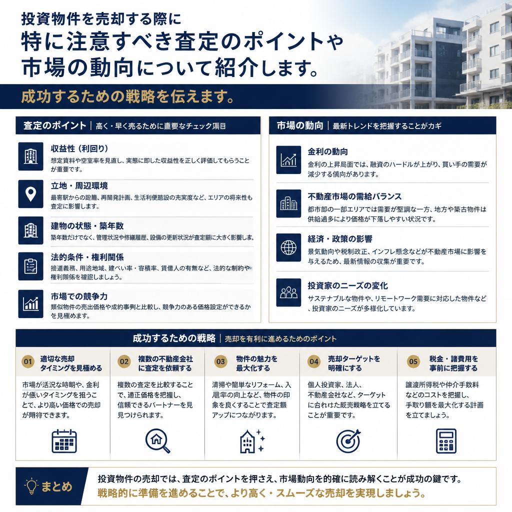 投資物件の査定の注意点