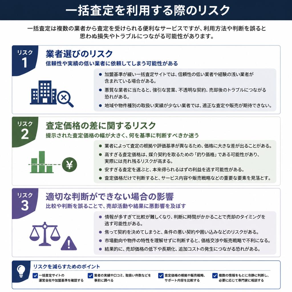 3. 一括査定に潜む隠れたリスク