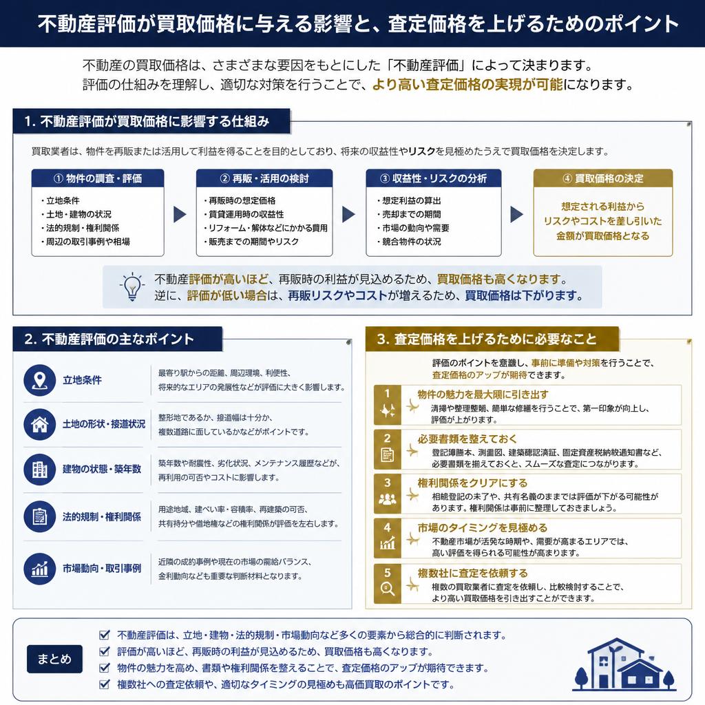 4. 不動産評価と買取価格の関係