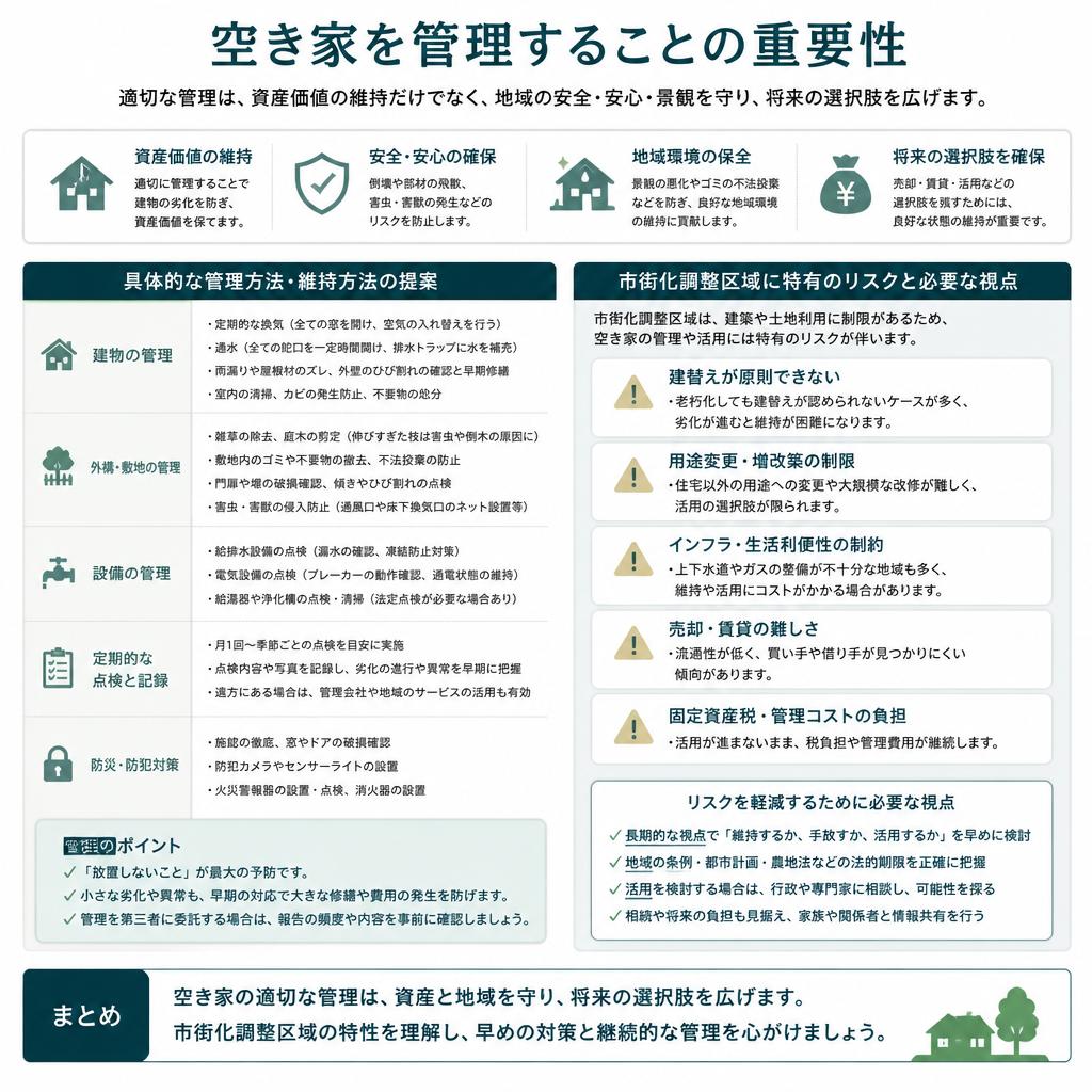 空き家管理の重要性と方法