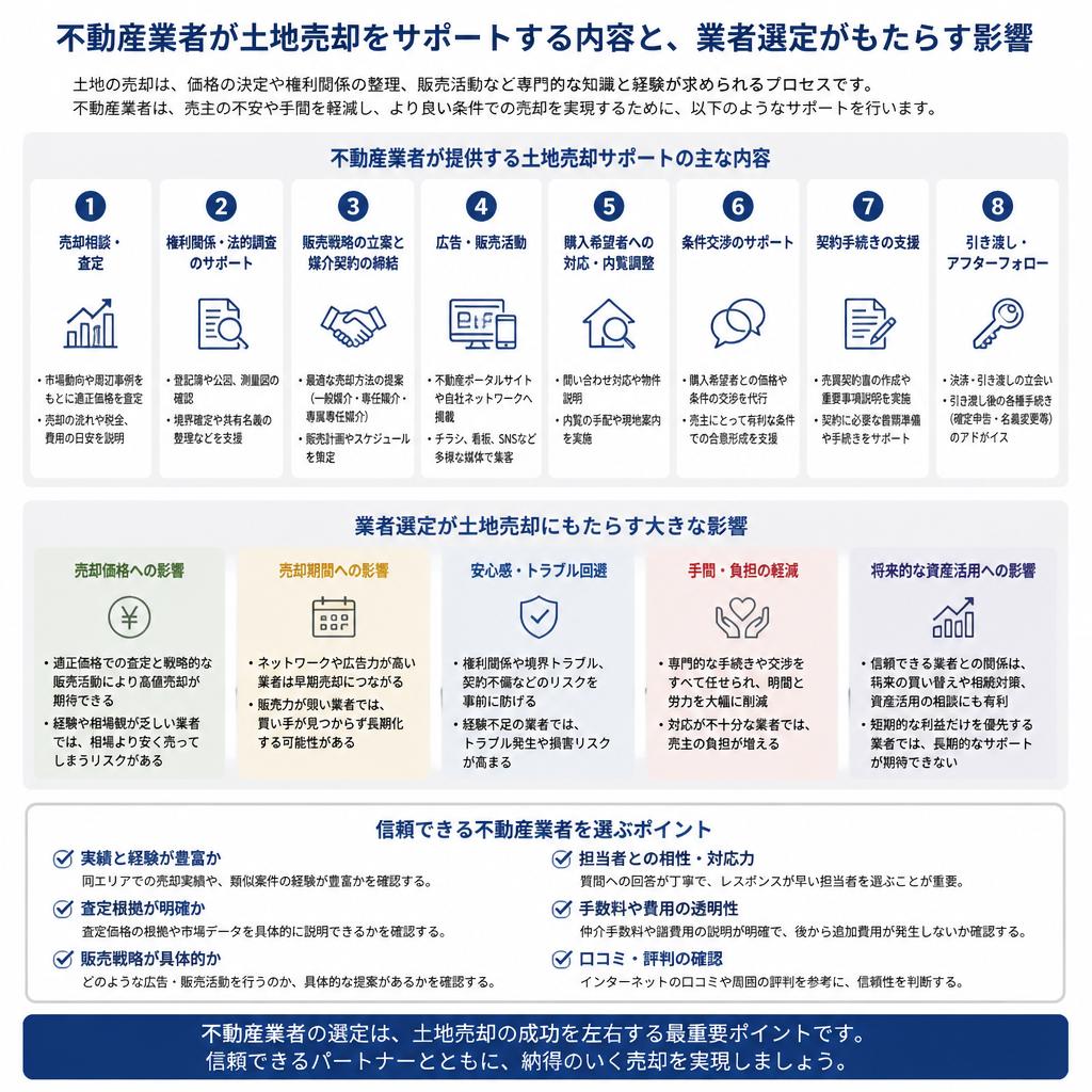 2. 不動産業者の役割と選定の重要性