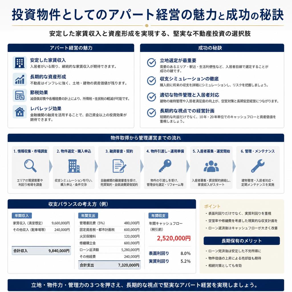 成功するアパート経営のポイント