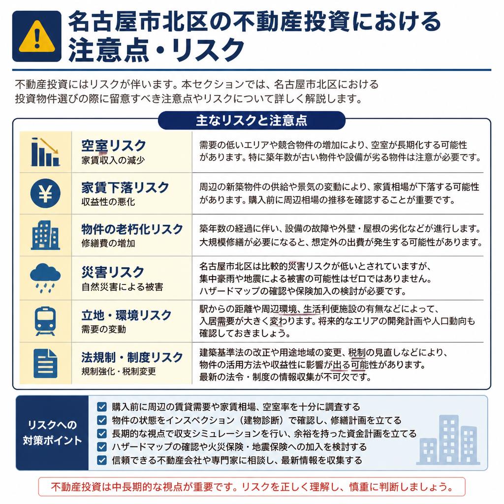 投資物件選びで気を付けるべきリスク