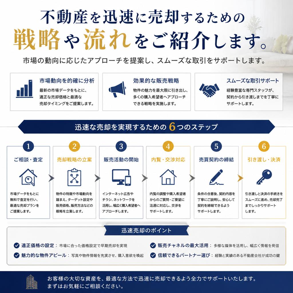 短期売却を実現するための秘訣