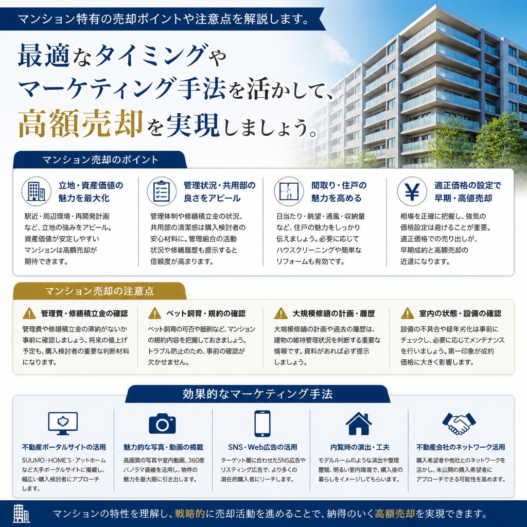 マンション売却のカギとは