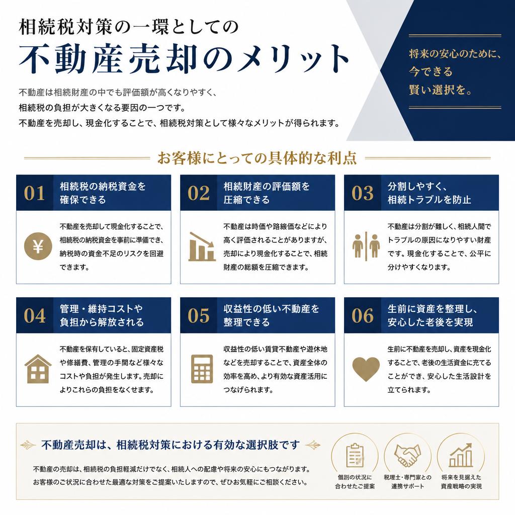 不動産売却のメリット