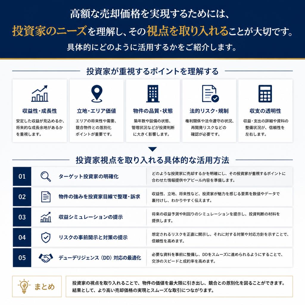 投資家の視点を活用せよ！