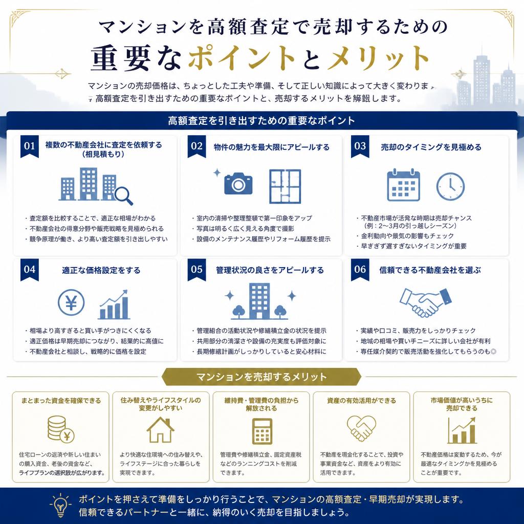 マンション売却における高額査定の重要性