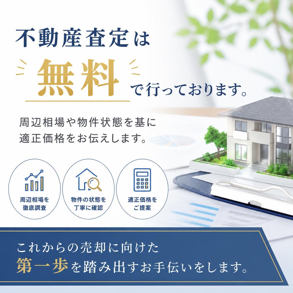 無料査定で安心スタート！