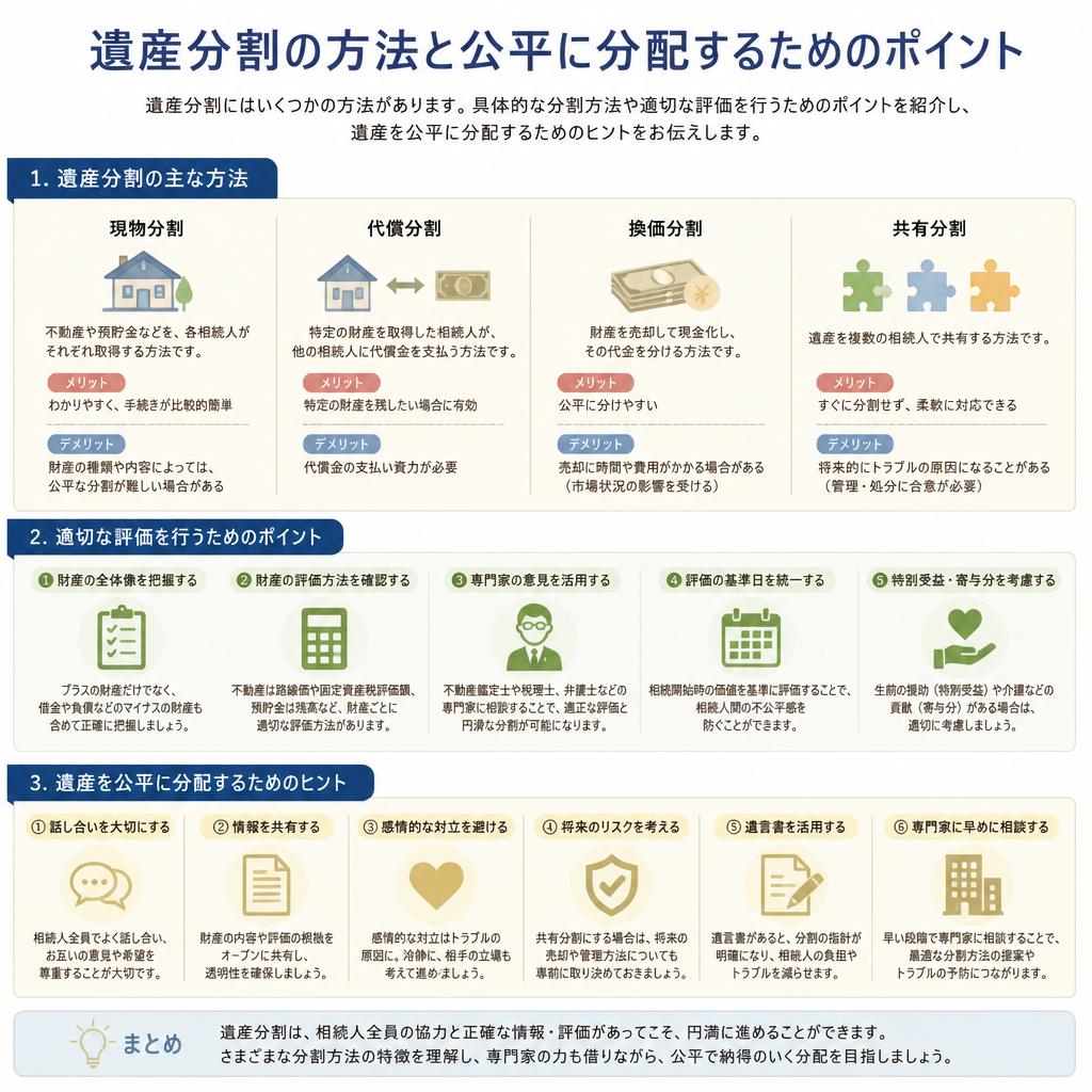 3. 遺産分割の方法とポイント