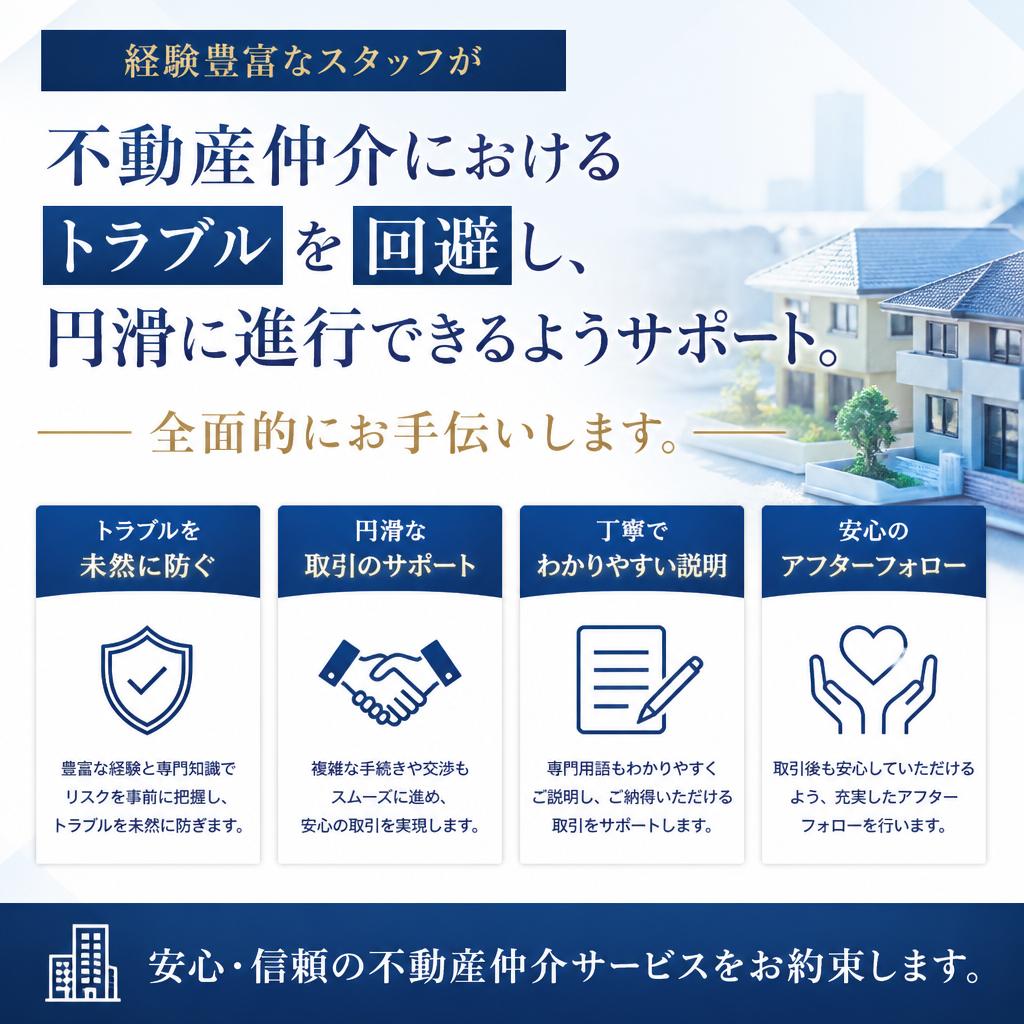 安心の不動産仲介サービス