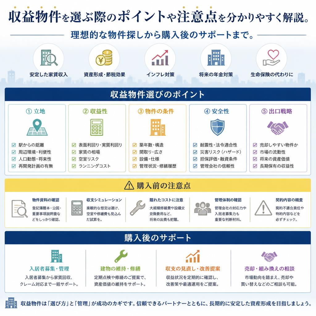 成功する収益物件の選定