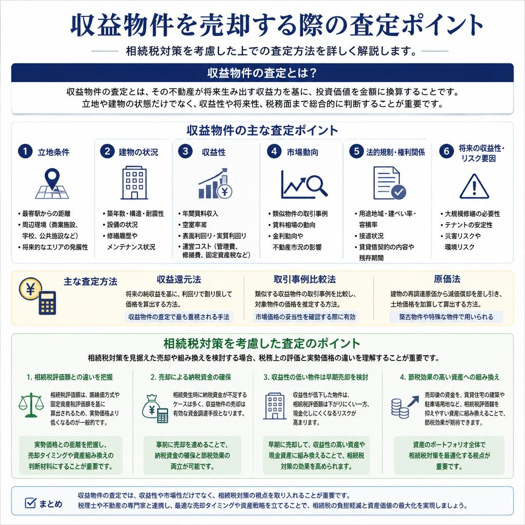 3. 収益物件の査定ポイントと注意点
