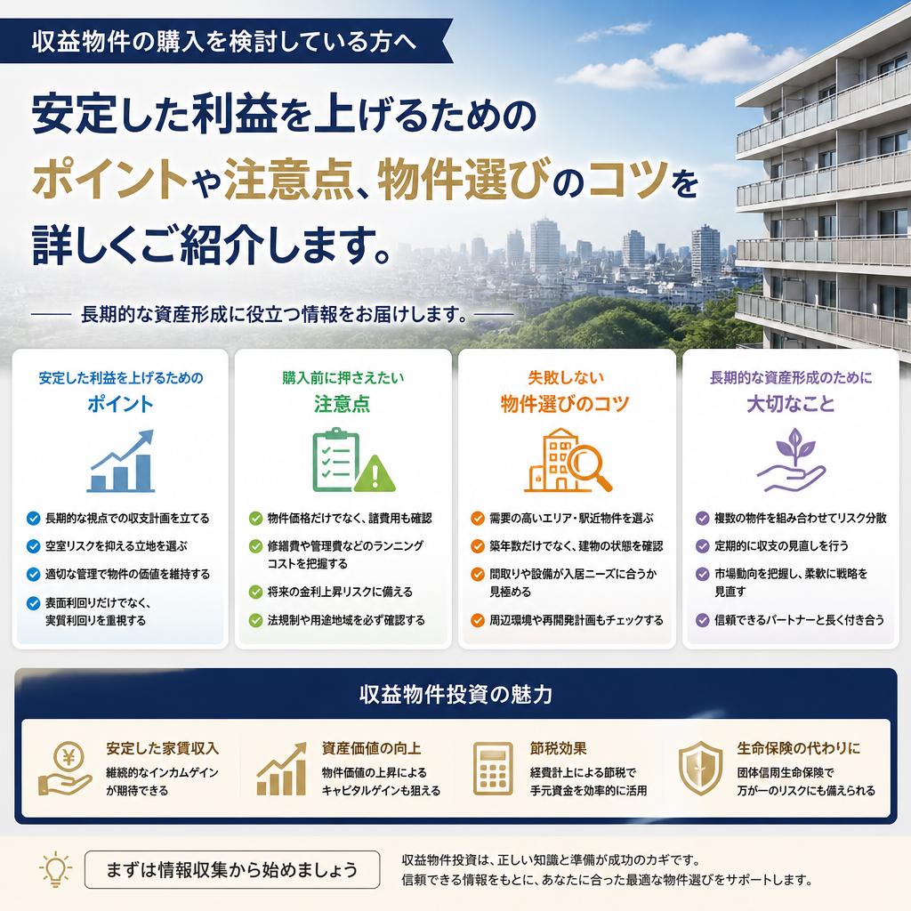 収益物件投資を考える