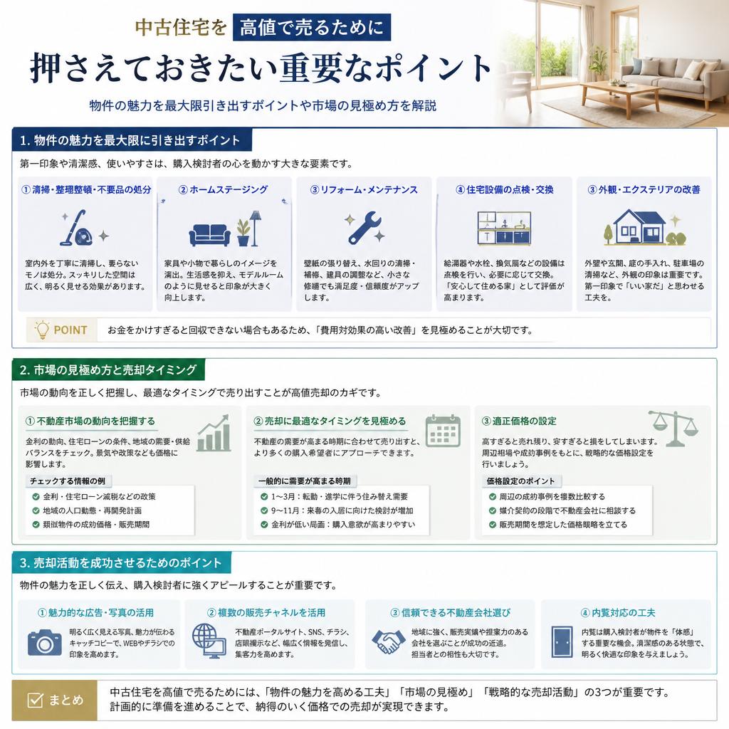 高額売却に必要なポイント