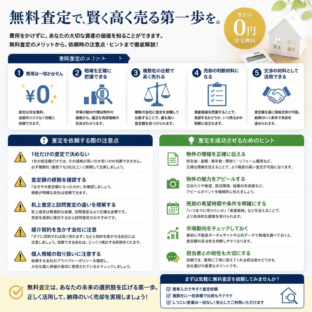 無料査定のメリットと活用方法