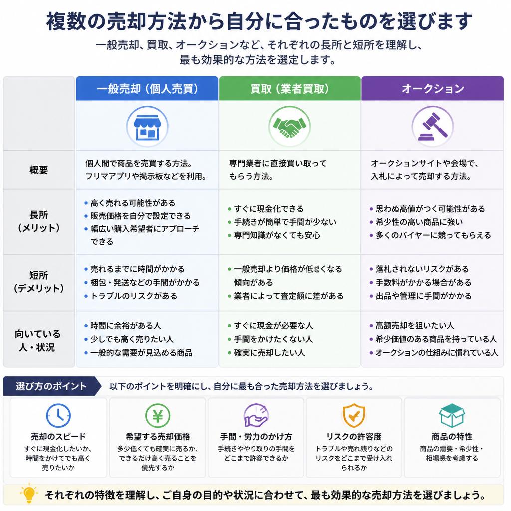 売却方法を選ぶ