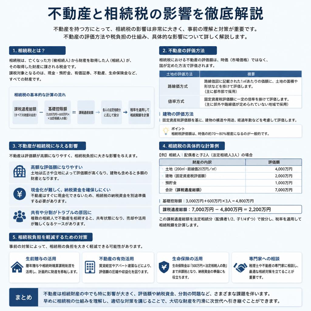 相続税が不動産に与える影響