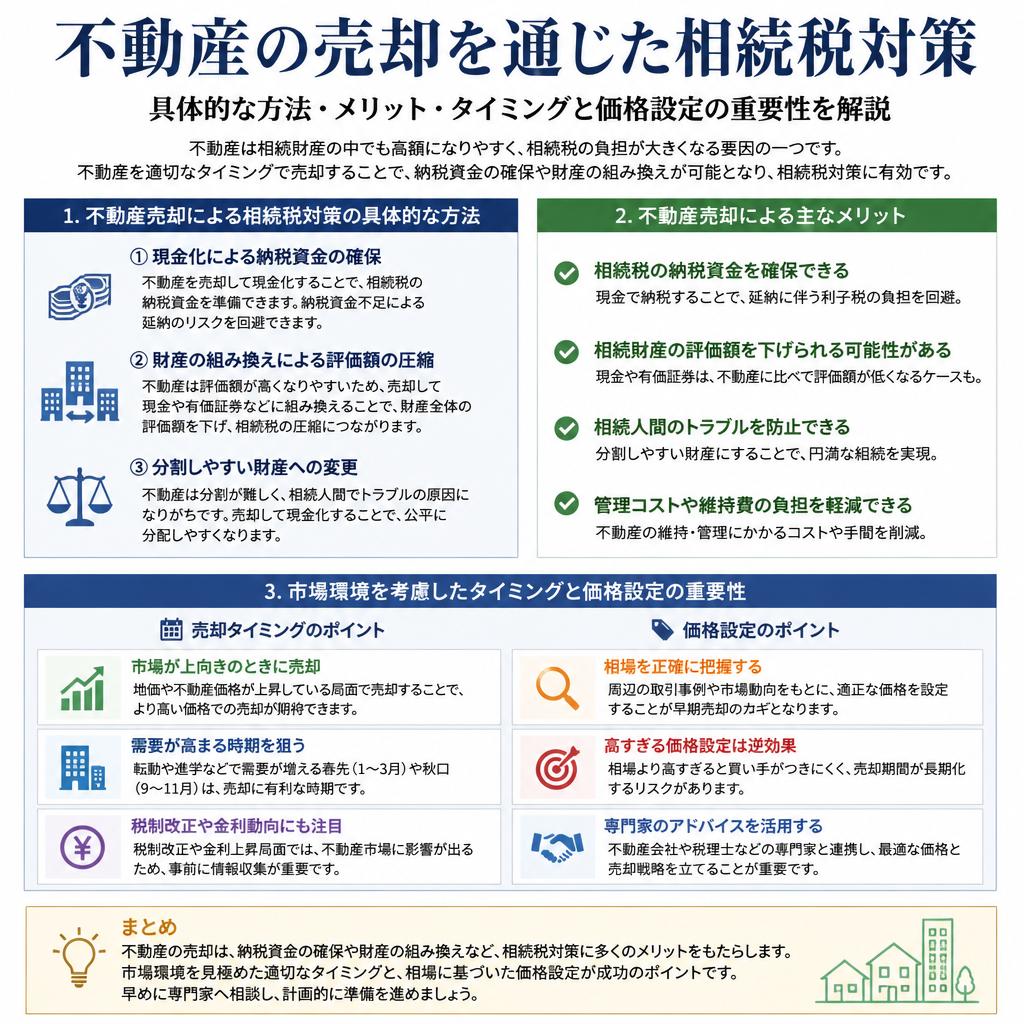 不動産売却による相続税対策