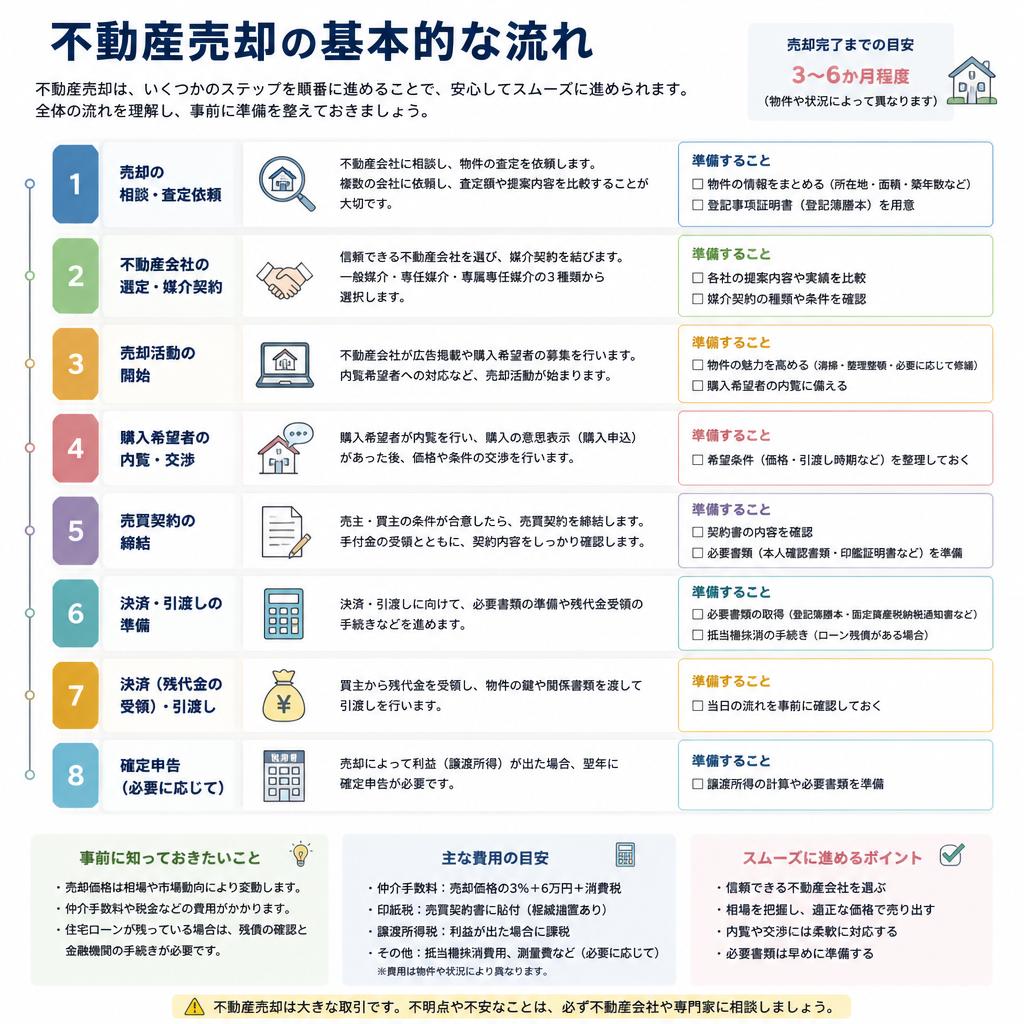 2. 不動産売却の流れ